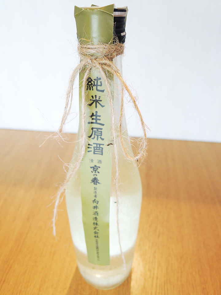 京の春 純米生原酒 表